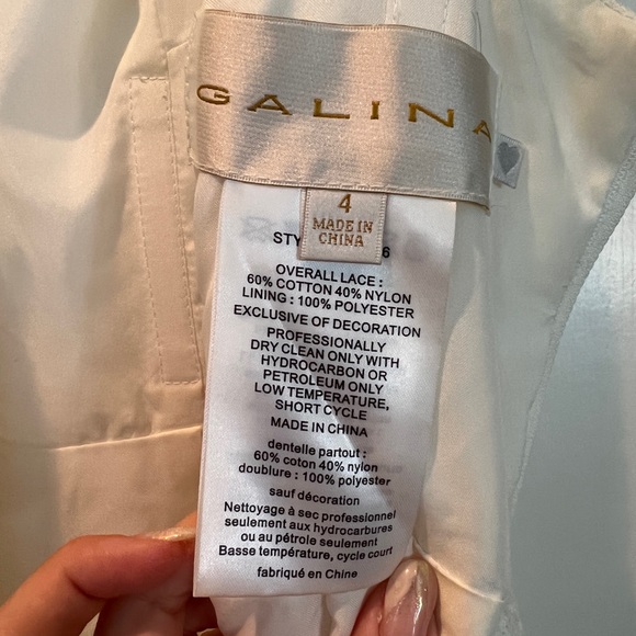 Allover Lace Tank Sheath Wedding Dress
GALINA WG3916 David’s bridal - Picture 13 of 14